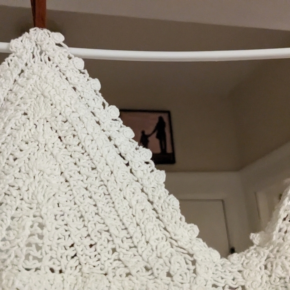 Sweet Shein Crochet Halter Top with Floral Back (Size XS) - Picture 5 of 12